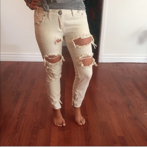 One Teaspoon Trashed Freebird Jeans - Picture 3 of 6